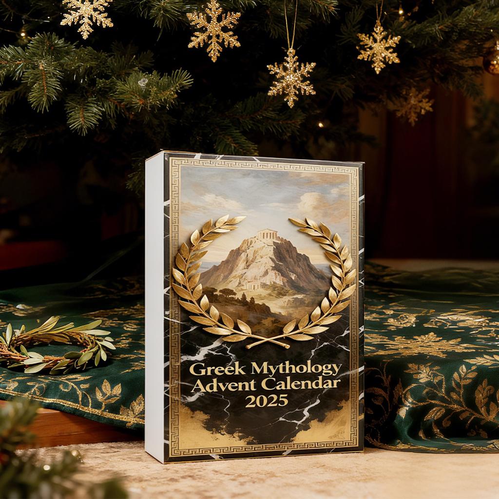 2D Flat Acrylic Mystery Box 24pcs Pendant With Airplane Box Funny Christmas Countdown Calendar