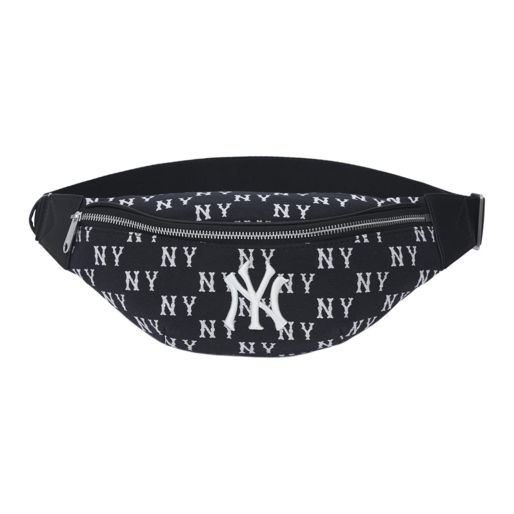 New MLB Polyester Combo Bag One Shoulder Crossbody Fanny Pack Zip Closure Bag Regular Unisex Black 3AHSM014N-50BKS
