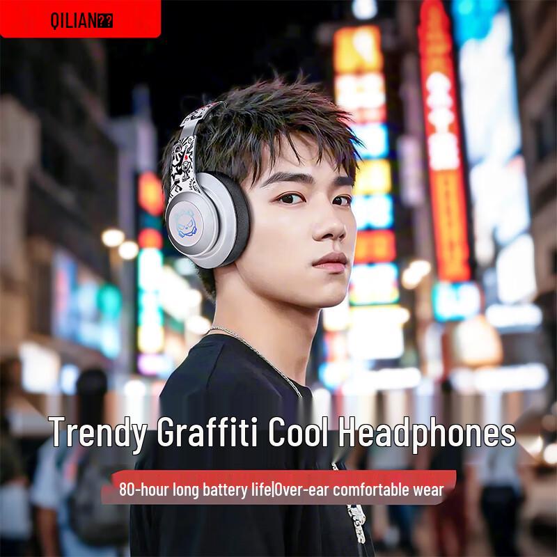 Qilian BH10 Wireless Gaming & Music Over-Ear Headphones