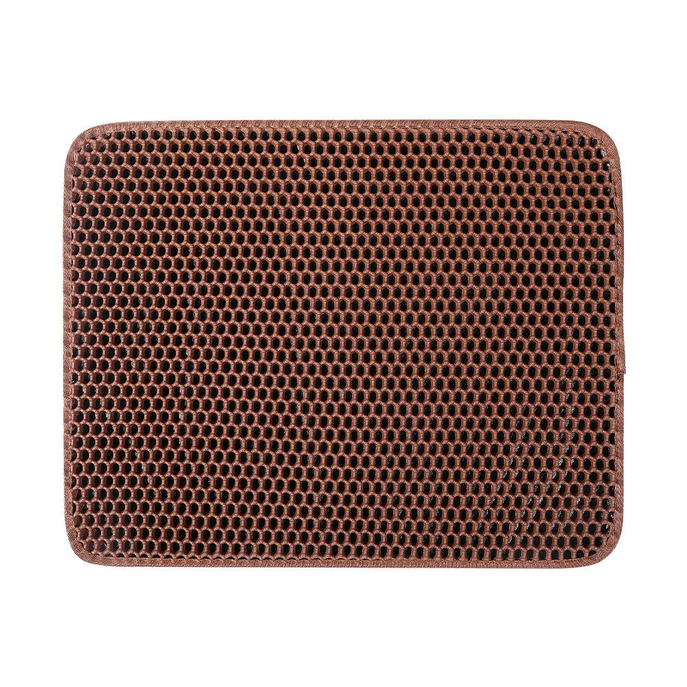 Eva Double Layer Extra Large Cat Litter Mat - Prevents Litter Tracking & Controls Mess