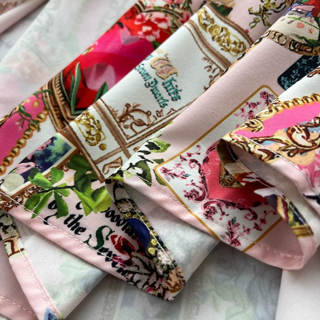 Spring Autumn Women Brand Designer Print Runway Dress V-neck Elastic Waist Long Maxi Party Dresses