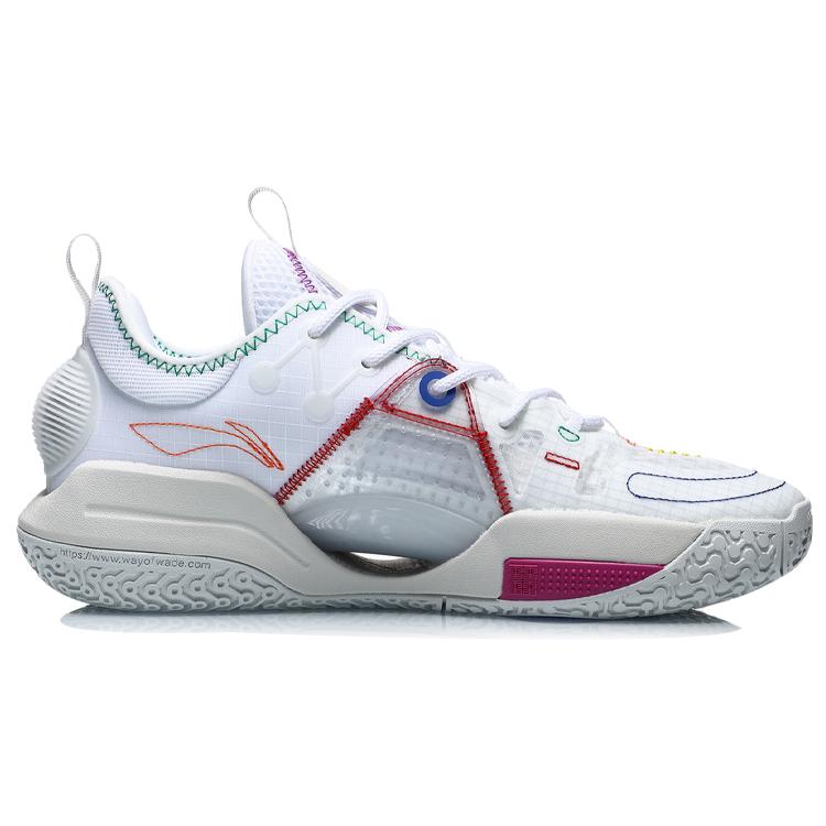 New LiNing All City 9 V1.5 Anti Slip Wear Resistant Low Top Basketball Shoes White ABAR015-4