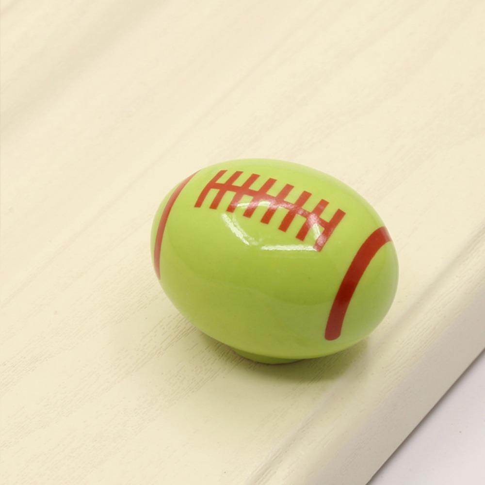 Cute Style Child Cabinet Knobs Football Shape Basketball Shape Cabinet Door Handle Novelty Single-hole Drawer Knobs Kids Room