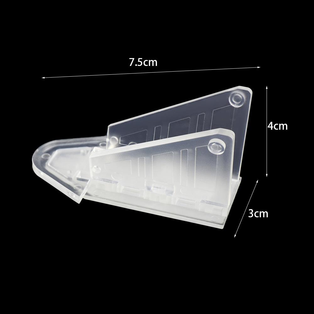 Easy Install Protective Equipment Transparent Sliding Window Locks Baby Safety Locks Security Protector For Push-pull Door