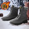 Winter Large Size Men's Casual Waterproof Snow Martin Boots Outdoor Fashion Velvet Warm Northeast Cotton Boots Men