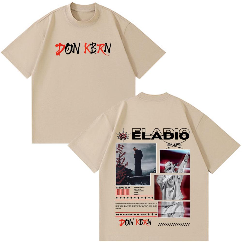 

Eladio Carrion DON KBRN 2025 Album Graphic Men s and Women s Clothing Fashion Hip-hop Summer Print 100% Pure Cotton T-shirt 4XL