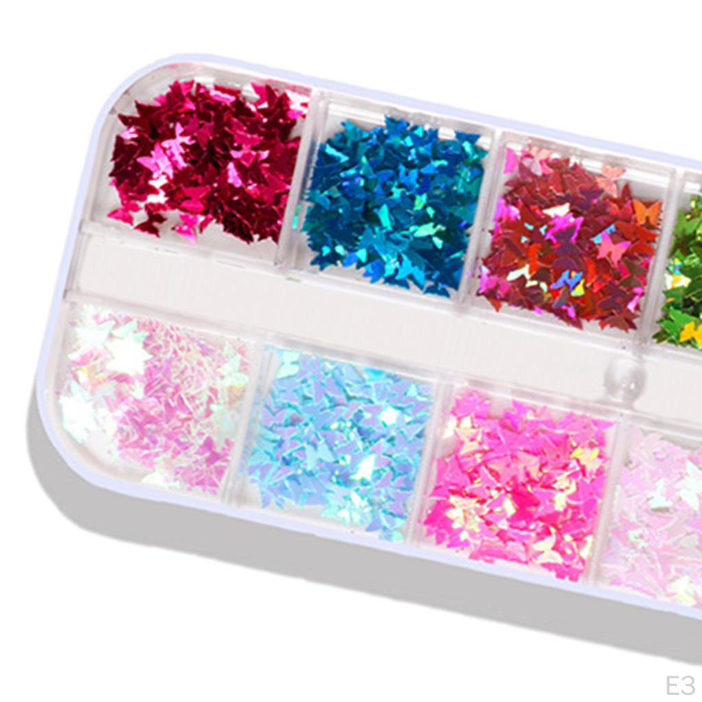 Nail Paillettes Tinsel Flakes Nails Eyes Make