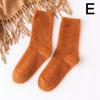 Women's Autumn And Winter Warm Mink Fleece Tube Socks Plush Sleep Socks Mid Calf Hosiery Sock