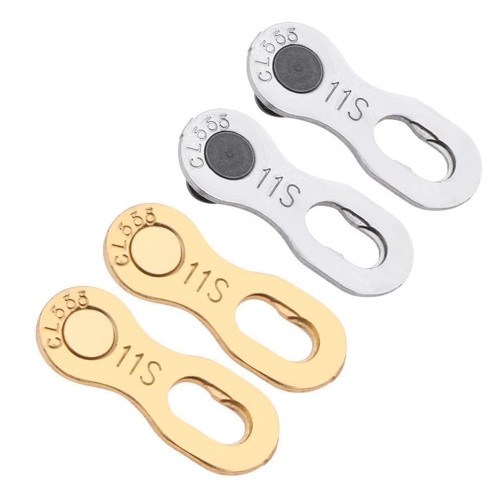 2Pcs Portable Bicycle Bike Chain Master Link Joint Connector 10 Speed Quick Clip