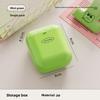 1PCS Multifunctional Data Cable Storage Box Portable Charger Lipstick Dust-proof Box Portable Mini Storage Box with Cover