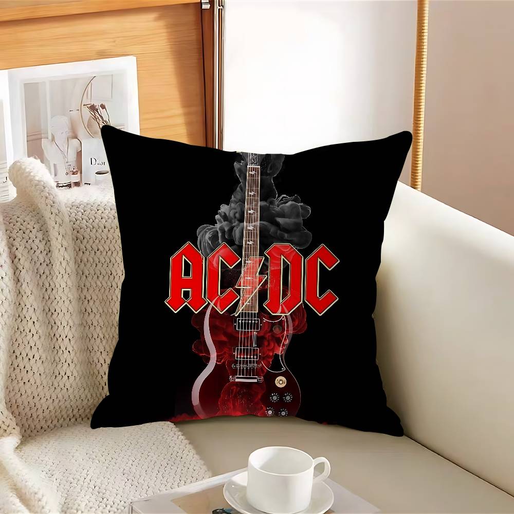 Rock Singer A-AC D-DC Band 45*45cm Cushion Cover Pillow Cover Decor Pillowcase Home Pillowcase For Couch Pillow