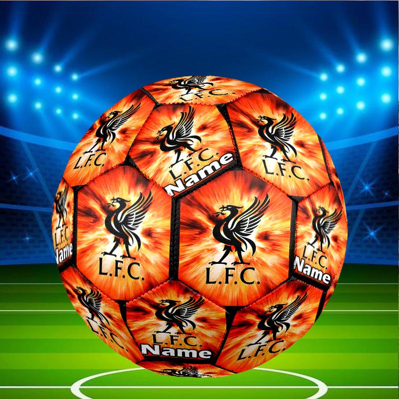 Benutzerdefinierter Name Personalisierter Liverpool F.C.-A Druck Größe 5 Fußball Training & Spiel Fußball, für Team, Kicken, Geschenk für Fußball-Enthusiasten