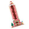 Child Friendly Christmas Countdown Calendar Wooden Santa Chimney Decoration