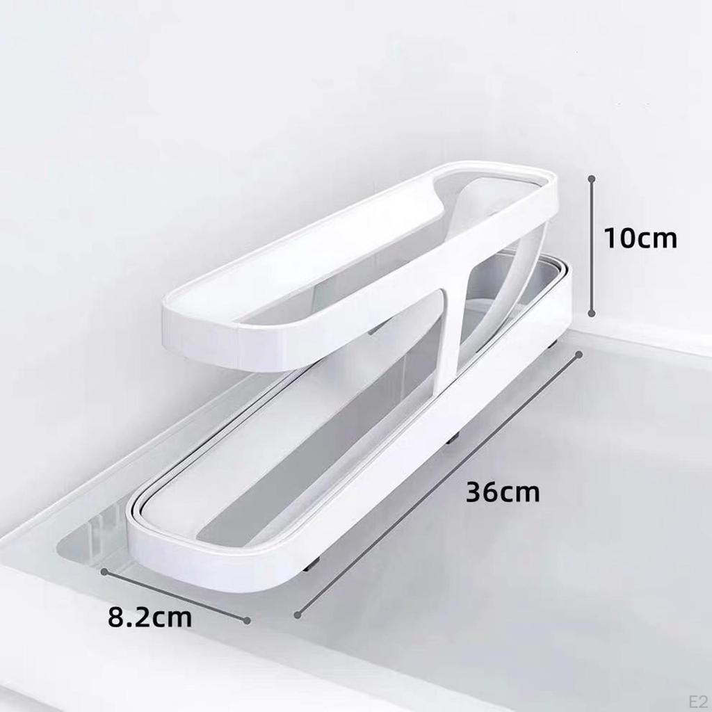 Rolling Egg Dispenser Creative 2 Tier Tray for Kitchen Housewarming Gift