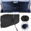 Honda Vezel, RV HEV, Car Sunshade, Auto Sun Shade, 10 Ribs, Folding Rearview Mirror
