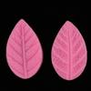2Pcs Silicone Mold Flower Leaf Clay Making Mold Double Side Leaf Mold for Fondant Cake Decor