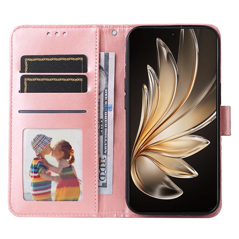 

For vivo S20 Pro 5G Case Sunflower Imprint Leather Wallet Phone Cover Red