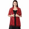 Luxury Sequin Embroidery Shawl with Fringe - Perfect for Brides, Bridesmaids, Weddings, and Evening Gowns