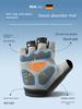 German Cycling Gloves Half-Finger Shock-Absorbing Breathable Summer Thin Model for Men and Women Road Mountain Bike Cycling Equipment