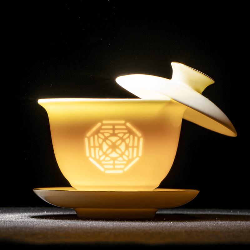 Exquisite Underglaze Ceramic Kung Fu Tea Set