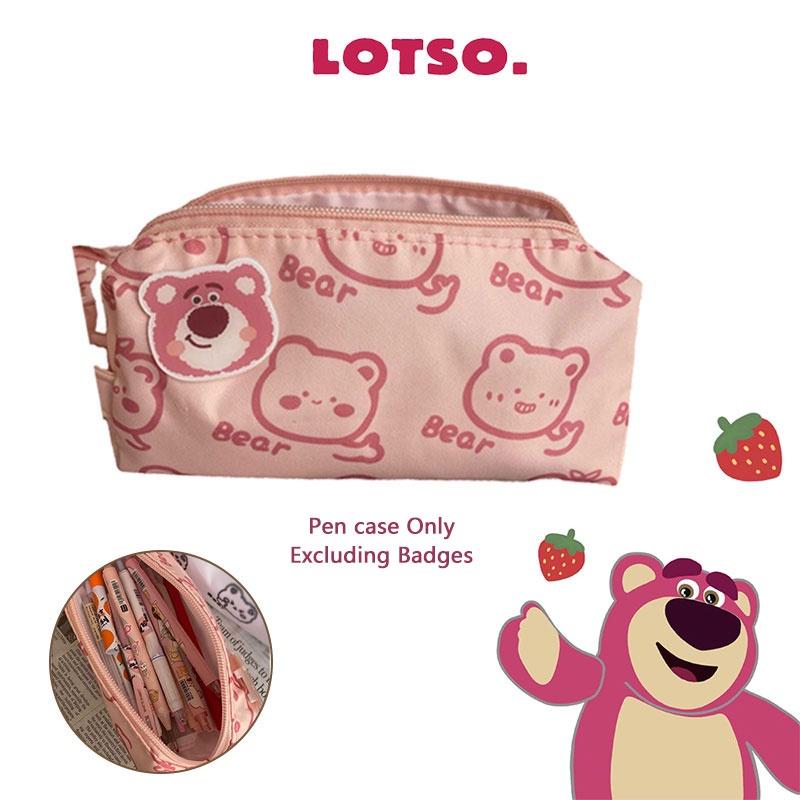 Lotso Pencil Zipper Case Cute Little Bear Largecapacity Student Stationery
