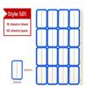 Colored Self-Adhesive Label Stickers for Handwriting, 50 Sheets - Office Use Name & Price Tags