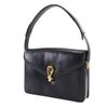 Gucci Old Gucci Shoulder Bag Vintage Black Calfskin Women Used