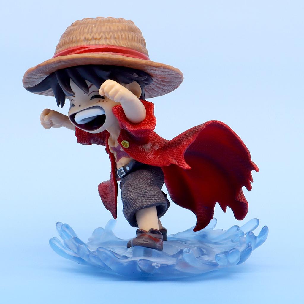 Gk Q-Version Modelo Infância Monkey D Luffy Anime Estátuas Ornamentos