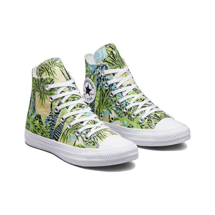 Converse Chuck Taylor All Star Casual Comfortable Durable High-Top Canvas Shoes Women Sneakers Grass-Green A00547C