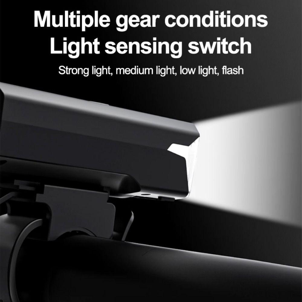 1500mAh Night Bike Headlight Waterproof Road Cycling Light Premium MTB Front Light  Riding