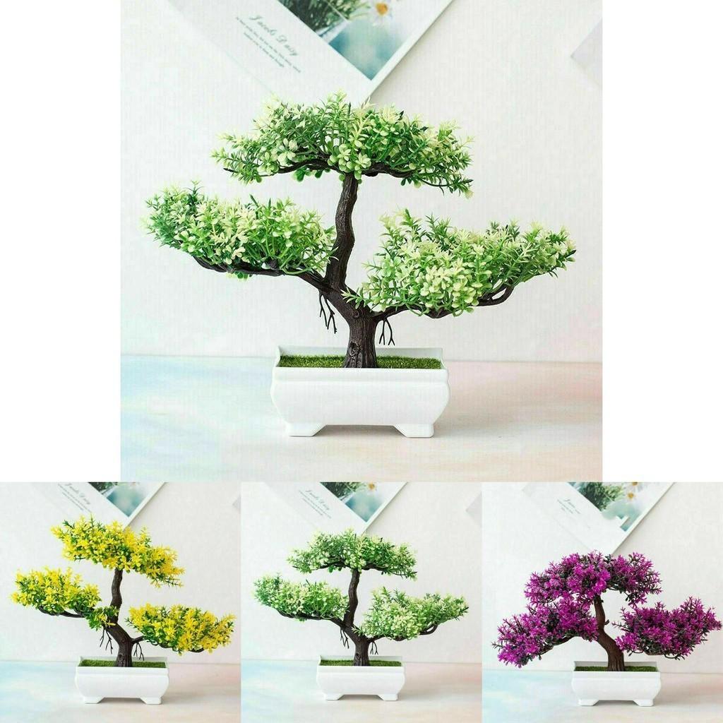 High-quality Realistic Artificial Bonsai Pine Tree Pot Plant For Elegant Home Decor