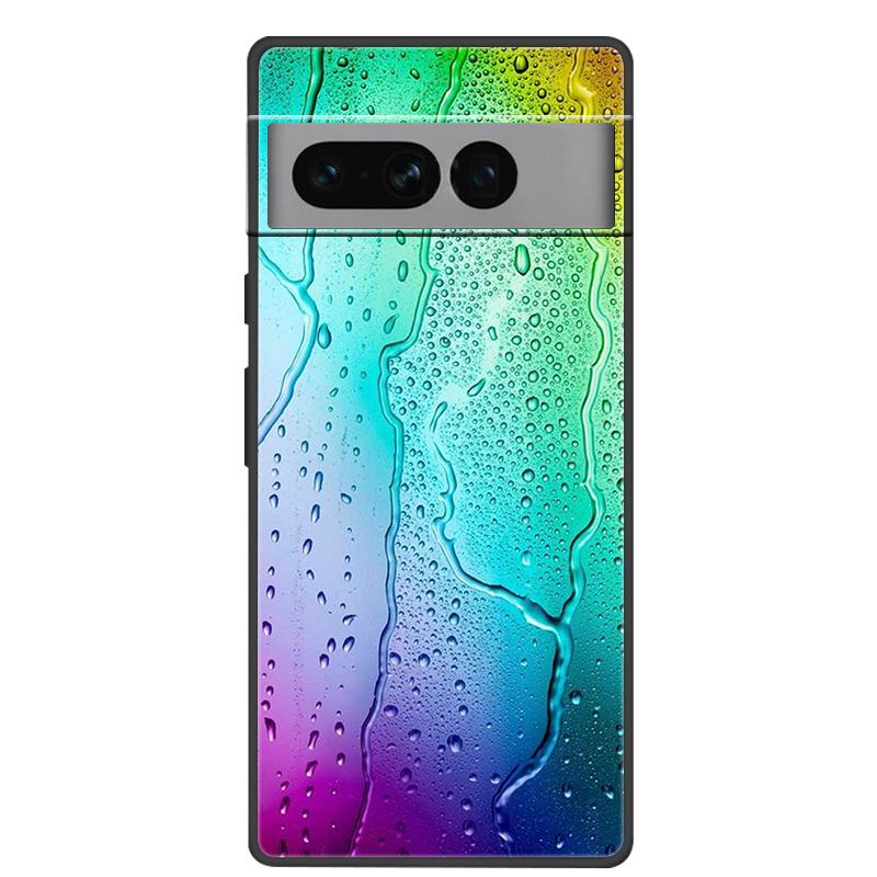 For Google Pixel 7 Pro Case Soft Black Silicone Bumper Butterfly Phone Cover for Googe Pixel7 7Pro Pixel7Pro Cases Fundas Coque
