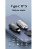 USB-C OTG Adapter for Charging and Earphones, Compatible with Apple 15 & Huawei Android Phones, PD 10W Support.