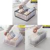 Innerwear Organizer With Divided Mesh Compartments For Home Bedroom Storage