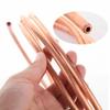 1 buc bobină de tub de cupru durabilă 99,9% cupru pur moale T2 cupru OD 2-12 mm ID 1-10 mm țeavă de sârmă aer condiționat răcire