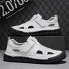 Fashion Handmade Men's Sandals Soft New Comfort Sandals Outdoor Summer Shoes Men Breathable Anti-Slip Beach Casual Sneakers Roman Shoes