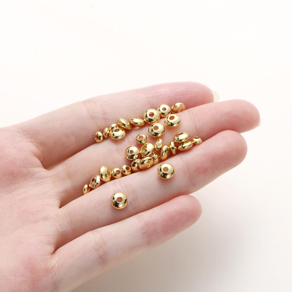 Cuentas Espaciadoras Kler Gold 999 Oro Puro para Pulseras y Collares