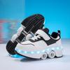 Adult/Kids Roller Roller Shoes Luminous Skating Shoes Kids Glowing Sneakers Luminous Sneakers