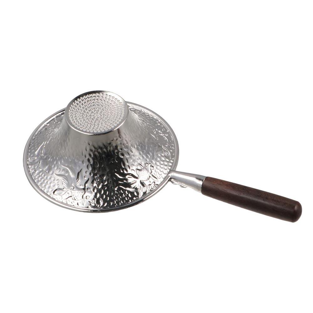 Embossed Tea Strainer Vintage Tea Colander Household Tea Filter  Kung Fu Tea
