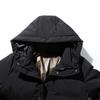 Plus Size 10XL Long Cotton Jacket Men's Winter Hooded Plus Size Warm and Thick Cotton Jacket