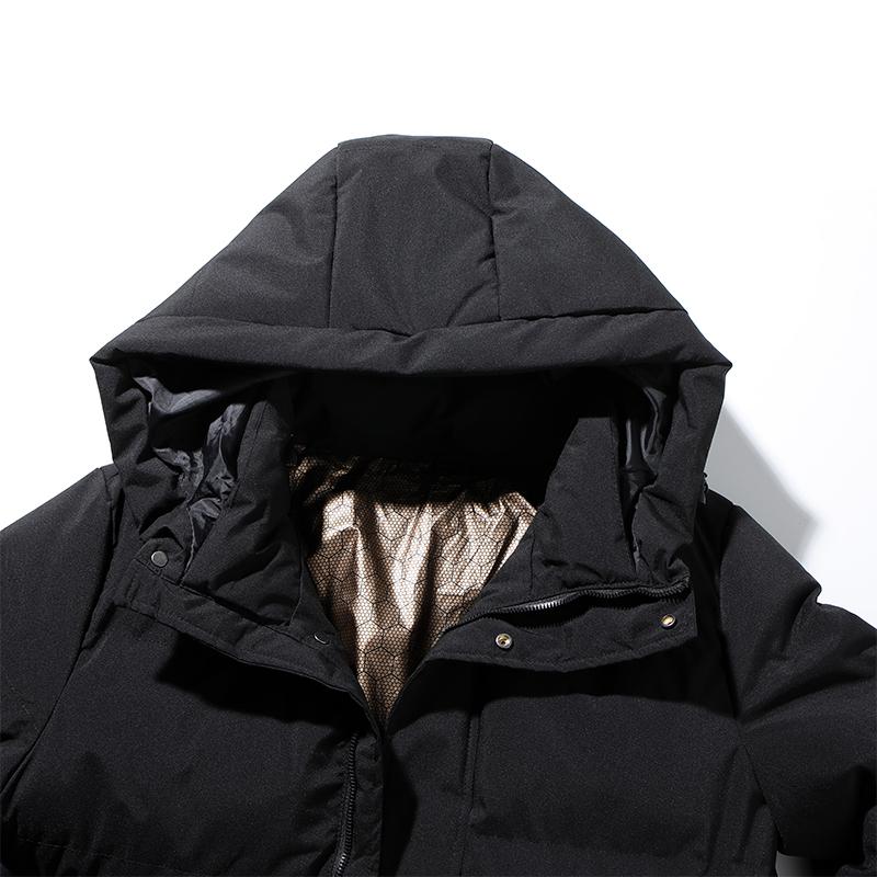 Plus Size 10XL Long Cotton Jacket Men's Winter Hooded Plus Size Warm and Thick Cotton Jacket
