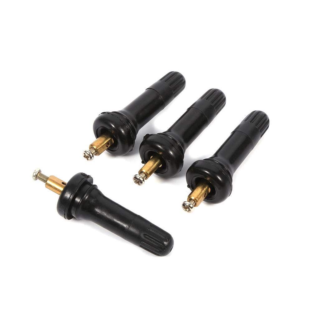 

Elerose TPMS Valve Stem, 4 Pack TPMS Tire Pressure Monitoring System Explosion-proof Snap-in Tire Valve Stem normal