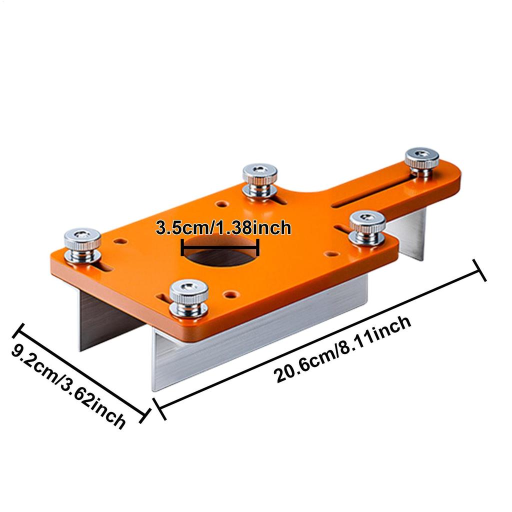 Fräservorlagen Ergonomische Holzbearbeitungs-Fräsvorlagen Verstellbares Brett Bogenfräswerkzeug Führung für Schreiner Handwerksbegeisterte