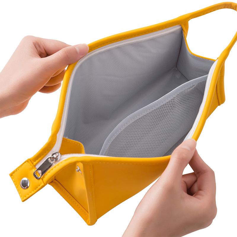 Simple Urban Stylish Design Large Capacity Makeup Bag Portable Pouch Storage