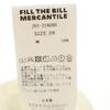 Unused FILL THE BILL Made In Japan Long Pants W29 White Women Used