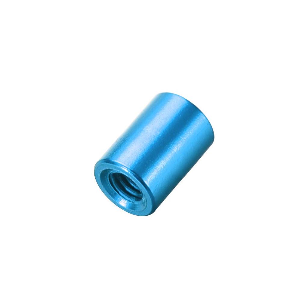 uxcell Round Aluminum Standoff Column Spacer, Female, M3x8 mm, Aqua Blue, 5pcs, for Drone FPV Quadcopter Racing RC Multirotor Parts DIY