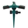 3-Arm 360 Degree Rotating Sprinkler and Spiked Holder Kit Automatic Rotary Nozzles Garden Lawn Plants Flowers Irrigation 1/10Pcs