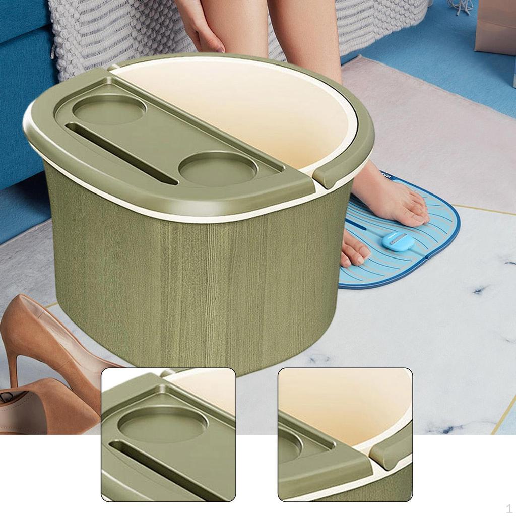 Fußbad-Wanne Fußbecken Badewannen-Werkzeuge, Tragbar Vielseitig zum Einweichen für Picknick