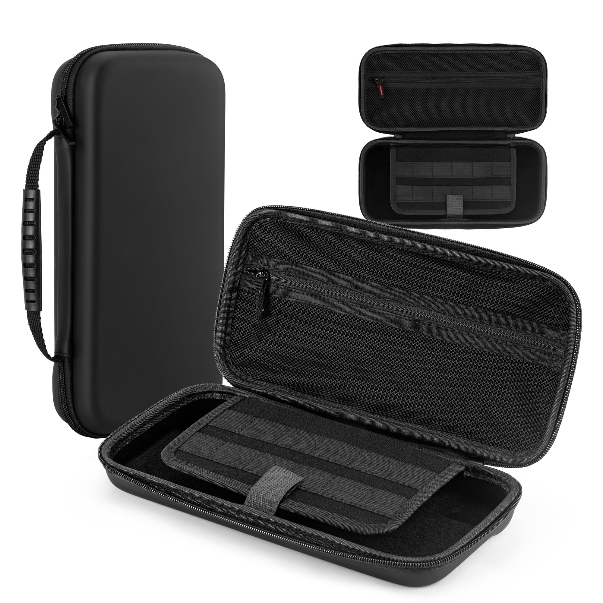 

Чехол для Switch 2 Чехол для Switch 2 Большая вместимость с 12 слотами для игровых карт Switch 2 OLED хранилище switch 2 игра для путешествий легко для мелких предметов Migeec Switch 2 чёрный