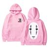 Anime Spirited Away No Face Man Grafická Mikina Unisex 90. léta Manga Harajuku Mikina Unisex Dámská Móda Ležérní Nadměrná mikina